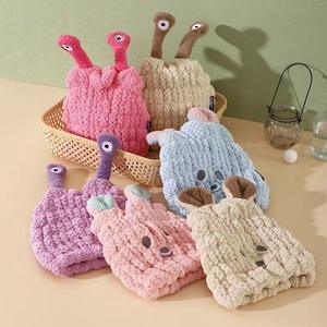 Toalla Absorbente de Secado Rápido para Niños y Niñas, Gorro de Ducha, Bolsa para Lavar el Cabello - Product Image 4