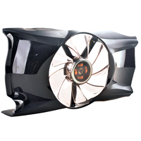 Ventilateur de refroidissement de carte graphique T129215DU (AF786dR) à roulement fluide 4 broches DC12V 0.50A pour boîtier d'ordinateur compatible GTS450/GTS450SE/D5
