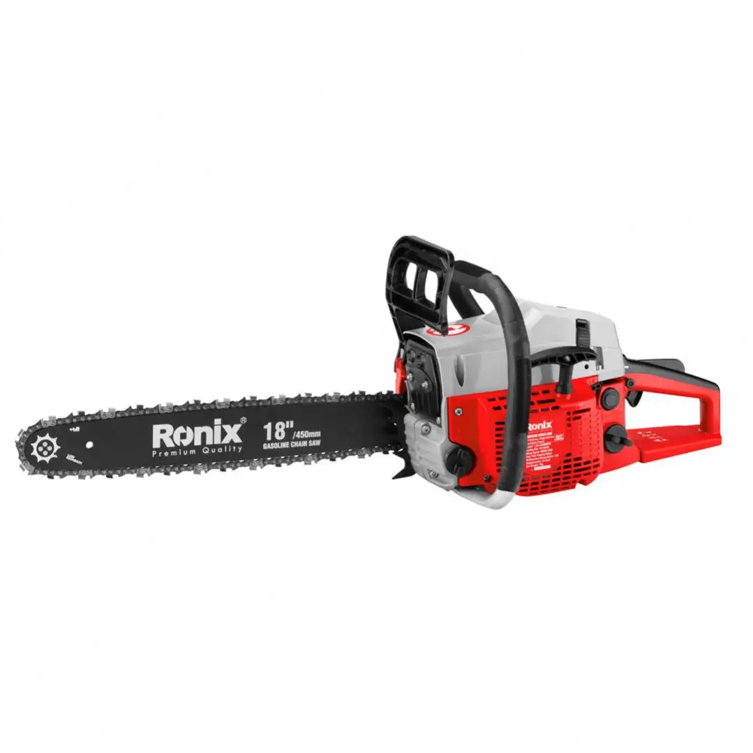 Ronix in stock 4647 52cc 1.9kw 450mm Power Tools Powerful Petrol Wood Cutting Machine Gasoline Chain Saw