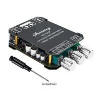 Module d'amplificateur BT YS-1002T 200W, 2 canaux 100W*2, stéréo Hi-Fi, avec réglage indépendant du volume des aigus et des basses pour haut-parleur DIY