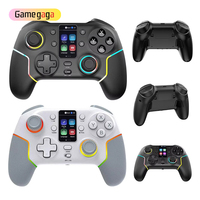 Control de Juego Inalámbrico STK-7052P con Bluetooth, Joystick con Luces RGB, Interruptor de Efecto Hall, Batería Ecológica de 1000 mAh para Móviles y PC