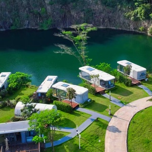 Prefab บ้านแคปซูลเตียงห้องโดยสารโรงแรมภาชนะบ้านรังไหมบ้านเคลื่อนที่กลางแจ้งบ้านแคปซูลสุดหรู - Product Image 6