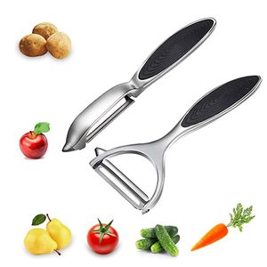 Éplucheur de pommes de terre et de pommes en acier inoxydable personnalisé en gros pour accessoires de cuisine - Product Image 1
