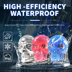 Faro LED Externo Modificado para Motocicleta con Diseño de Calavera - Product Image 4