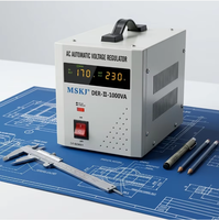 Stabilisateur de tension automatique monophasé MSKJ 1000VA à 5 relais, 95-270V vers 220V, régulateur de puissance et protecteur