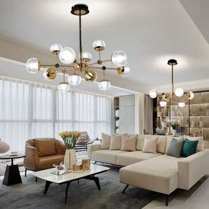 Lustre et pendentifs de luxe, luxueux, italien, Foyer, salle à manger, cuisine, Chandelier - Product Image 3