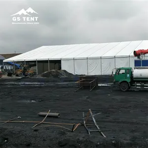 積み込みドック飼料と農産物貯蔵工業用貯蔵アルミニウム構造PVC倉庫テント