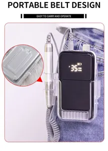 Professional Electric <b>Nail</b> Drill Machine 35000RPM Rechargeable <b>Nail</b> <b>File</b> Accessories Gel <b>Nail</b> Polish Sander Low Noise - Product Image 5