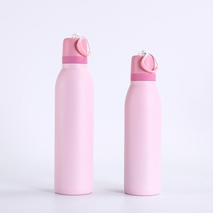 Nuevas Botellas de Agua Aisladas de <span class=keywords><strong>Acero</strong></span> Inoxidable de Doble Pared para Deportes y Viajes, de 500 ml y 750 ml, con Logotipo Personalizado - Product Image 1
