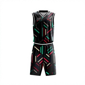 High Quality Custom Sublimated <b>Men's</b> Basketball Jersey Set Wholesale Youth Basketball Uniforms Heat Transfer Design Football - Product Image 1