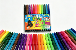 Factory Wholesale Cheap Price <b>12</b> Colors Marker Student Colour Drawing Art Gift Set Coloring Paint Marker Pens - Product Image 4