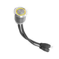 Commutateurs tactiles DC12V-24V 6A avec connecteur CC pour bande lumineuse à LED Contrôleur de luminosité variable en continu Gradateur de LED