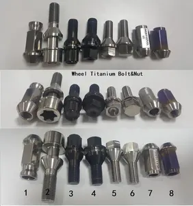 Custom High Quality And Precision Auto Titanium Racing Extend Lug Nut