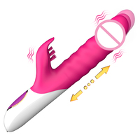 Vibrador de Conejo de Doble Cabeza con 10 Frecuencias y Alimentación USB, Simulación de Punto G Variable, Juguete Sexual para Adultos, Masajeador Sexual Femenino
