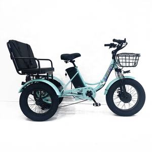 Triciclo plegable ruso de 48V con pedal de neumático grueso de 20 pulgadas, batería de litio eléctrica asistida, vehículo de tres ruedas para nieve - Product Image 4