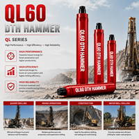 Marteau DTH forgé haute pression QL60 pour forage de puits d'eau et carrières, 6 pouces, en acier allié haute résistance, certifié ISO9001
