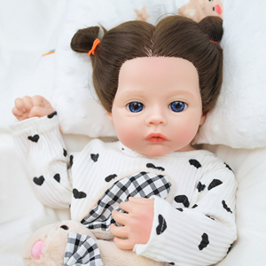 Juguetes Educativos de Alta Calidad, Muñeca Reborn de Silicona Hecha a Mano de 18 Pulgadas con Piel 3D, Muñeca de Moda para Recién Nacidos, Juguete DIY - Product Image 5