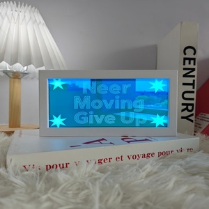 <span class=keywords><strong>Lampada</strong></span> da Notte LED Colorata in Acrilico, Luce Ispirazionale per Camera da Letto, Scrivania, Dormitorio, Regalo, Decorazione Casa, Ornamento da Tavolo - Product Image 5