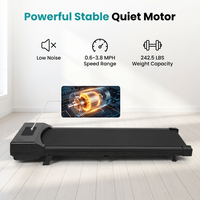 Tapis de marche motorisé silencieux ultra-mince pour la maison et le bureau, portable, fin, avec télécommande, ODM