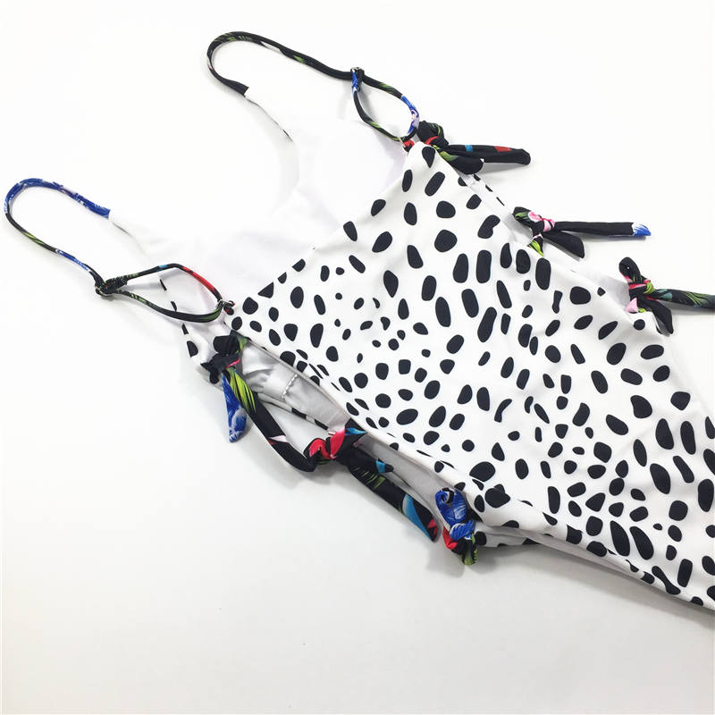 One-piece swimsuit wild leopard printed swimsuit custom swimwear sexy bikini