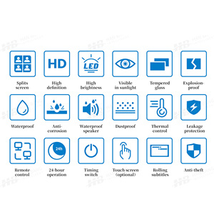 43/49/55 inch dọc quảng cáo LCD màn hình hiển thị ngoài trời kỹ thuật số biển màn hình cảm ứng kiosk cho trung tâm mua sắm cửa hàng công viên - Product Image 3