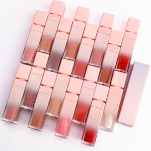 163 couleurs faible quantité minimale de commande brillant à lèvres végétalien mat étanche liquide rouge à lèvres et brillant à lèvres <span class=keywords><strong>rose</strong></span> Tube Logo personnalisé brillant à lèvres - Product Image 6