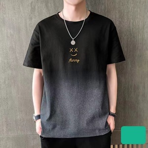 High Quality Cotton Custom Color Unisex Custom LOGO Print Blank Plain Premium 210gsm Daily Use All Season T-shirt - Product Image 3
