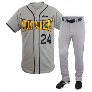 Customized Sublimated Team Name Logo Number Printing Sports Baseball Wear Uniform <b>Jackets</b> <b>Women</b> Men Baseball Jerseys - Product Image 1