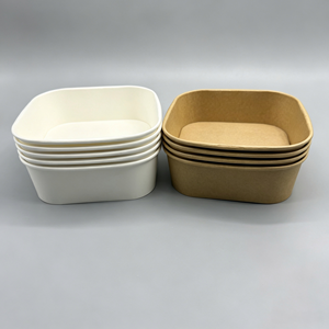 Brand‑customized <b>Paper</b> <b>Bowl</b> PE Coated 210GSM-350GSM Custom Weight Dimension 0-8 Colors Printed OEM ODM for Food Packaging - Product Image 5