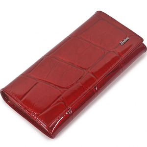 Cartera de piel auténtica de lujo de alta calidad al por mayor con cremallera, tarjetero y clip para billetes de piel de rinoceronte - Product Image 2