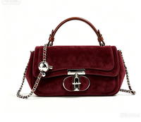 Krokodil-Prägung Handtasche Crossbody-Tasche Damen Wildleder Henkeltasche Schultertasche Damen Umhängetasche Alltägliche Casual Handtasche