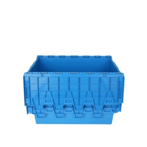 Caisse en plastique PP solide pliable à usage intensif personnalisée Boîte de conteneur de <span class=keywords><strong>stockage</strong></span> <span class=keywords><strong>logistique</strong></span> <span class=keywords><strong>et</strong></span> de déplacement avec couvercle attaché - Product Image 6