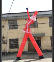 Danseur de ciel gonflable personnalisé avec deux jambes gonflable deux jambes danseur d'air tube de danse gonflable homme pour la publicité