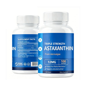 Capsules de Softgel d'Astaxanthine Premium : Compléments Antioxydants pour la Santé des Yeux, des Articulations et de la Peau - Product Image 1