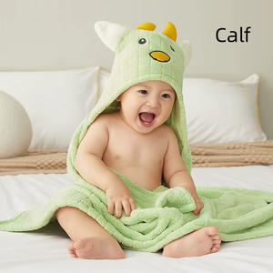 Serviettes de bain pour bébé de luxe, parfaitement absorbantes, brodées, en gros, de petite taille, douces - Product Image 6