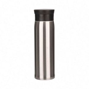 Stainless Steel Vacuum Tumbler Double Wall Insulated Red Silver Black Minimalist Design 24 Hour Thermal <b>Flask</b> Leak-Proof - Product Image 4