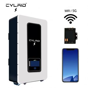 แบตเตอรี่เก็บพลังงานแสงอาทิตย์ Cylaid China 10KW 15KW 48V LiFePO4 แบบติดผนัง IP65 รองรับ CAN 100Ah 200Ah 300Ah ใช้งานได้มากกว่า 10,000 ครั้ง >15 - Product Image 1