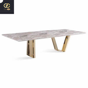 <span class=keywords><strong>2025</strong></span> новейший итальянский дизайн, мебель для ресторана, роскошный мраморный обеденный стол, вилла, семейный Многофункциональный обеденный набор - Product Image 6