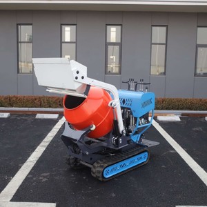 Concrete Mixers Truck Small Hydraulic Loading <b>Track</b> Crawler Mini <b>Dumper</b> Loader Garden Loader With High Tipping - Product Image 1