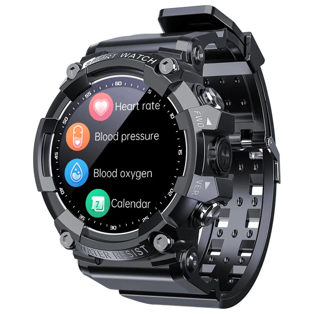 2022 Lokmat Attack 3 Men Smartwatch IP 68 BT Music Call ECG Fitness Tracker Sport smart bracelet smart watch
