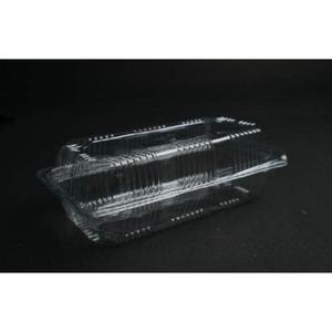 Crystal-<b>clear</b> PET with tamper-evident hinge lock PET Hinge <b>Cake</b> <b>Box</b>, 7" Capacity, Hinge Speciality Range - Wholesale Hinge Boxes - Product Image 2