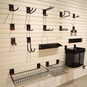 Support <span class=keywords><strong>de</strong></span> tournevis pour panneau rainuré, organisateur d'outils multi-emplacements, conception flexible et multifonctionnelle, double verrous <span class=keywords><strong>de</strong></span> <span class=keywords><strong>sécurité</strong></span> rouges pour professionnels - Product Image 4