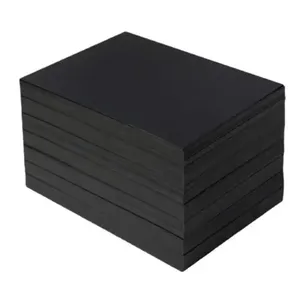 Kotak hadiah kemasan Jet daur ulang hitam 300grs karton karton kertas hitam untuk tag