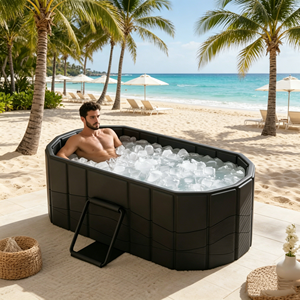 Popular Portable Pod Ice <b>Bath</b> Tubs Tube With Recovery <b>Foldable</b> Bathtub Barrel Cold Plunge Pod Therapy <b>Bath</b> - Product Image 1