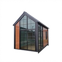Villa d'hôtel de luxe préfabriquée sur mesure en structure acier, maison conteneur portable et extensible