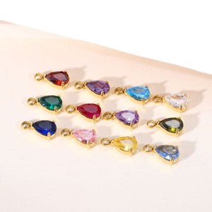 <span class=keywords><strong>Orecchini</strong></span> Trendy Daisy 4*6mm in Acciaio al Titanio con Zircone a Goccia e Mini Ciondolo Porta-Perline a Goccia d'Acqua, Accessori - Product Image 5