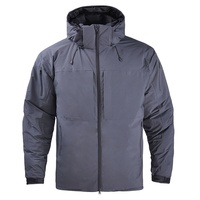 Veste tactique d'extérieur Hanye, doudoune unisexe épaisse à capuche, manteau chaud pour l'hiver, rembourrée, imprimée, unie, pour le camping