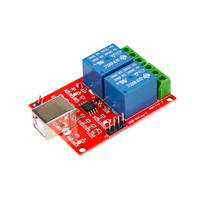 Module de contrôle intelligent USB PC KUNOGSHUN personnalisé, composant électronique, module relais 2 canaux 5V, pas besoin de pilote pour Arduino