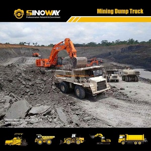4X2รถบรรทุกเฟรมแข็ง SINOWAY 90ตันการทำเหมืองแร่รถขนดินในสภาพที่ดี - Product Image 5
