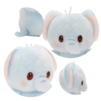 Peluche de Elefante Personalizado, Juguete de Peluche, Cojín Largo para Bebés, Diseño Personalizado de Fábrica, Suministro Global OEM ODM
